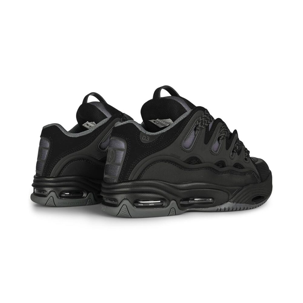 Osiris D3 2001 Skate Shoes - Black/Charcoal/Zig Zag