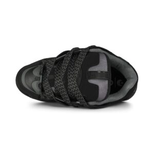 Osiris D3 2001 Skate Shoes - Black/Charcoal/Zig Zag