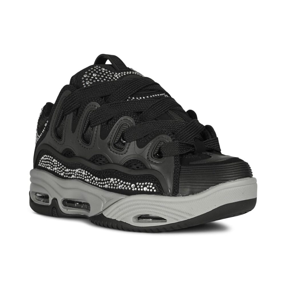 Osiris D3 2001 Skate Shoes - Black/Grey/Diamond