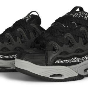 Osiris D3 2001 Skate Shoes - Black/Grey/Diamond