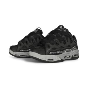 Osiris D3 2001 Skate Shoes - Black/Grey/Diamond