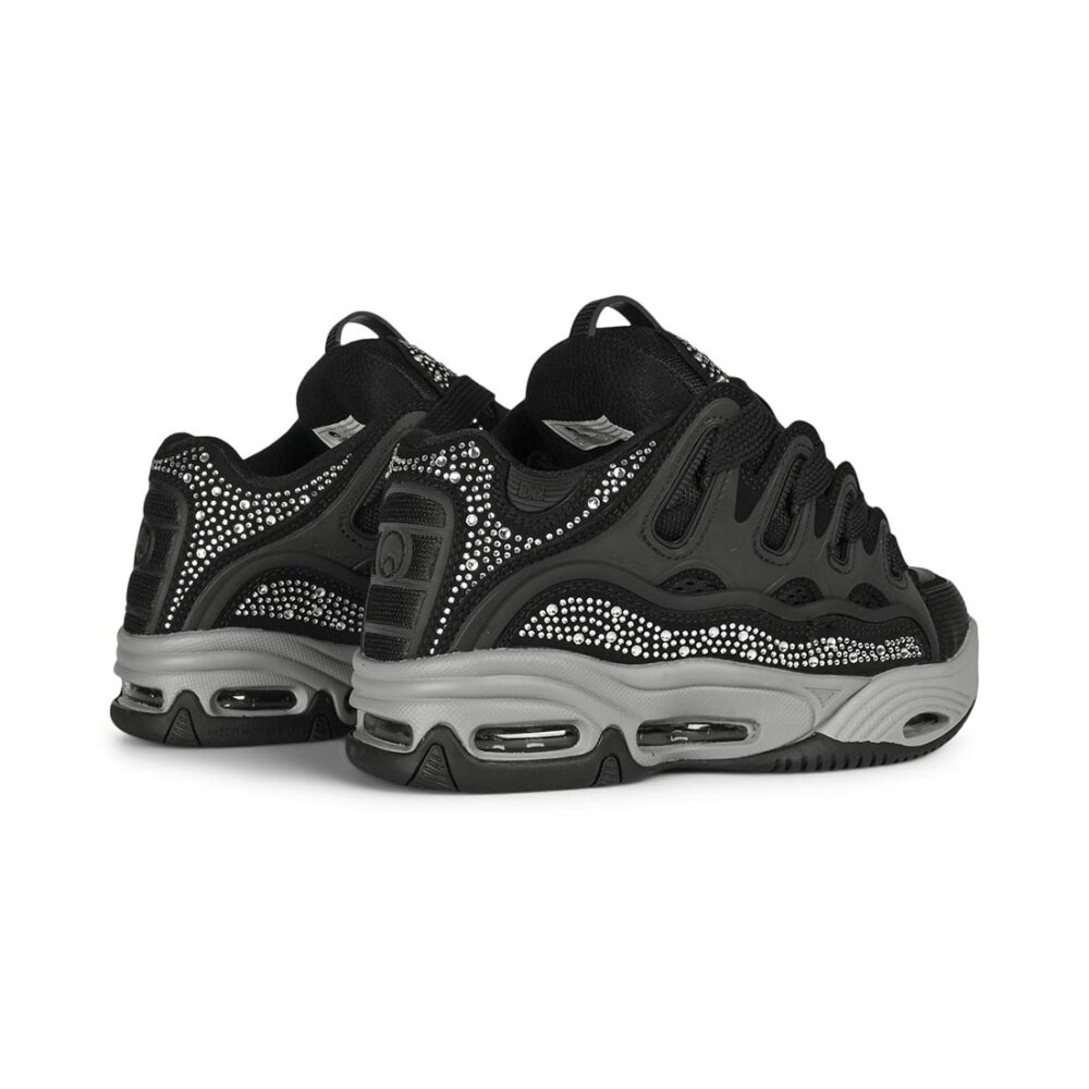 Osiris D3 2001 Skate Shoes - Black/Grey/Diamond