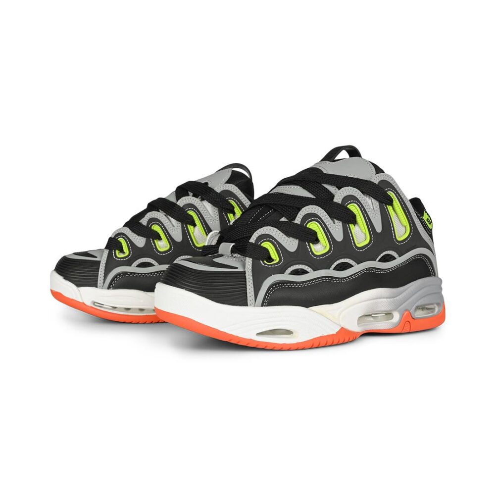 Osiris D3 2001 Skate Shoes - Black/Grey/Orange