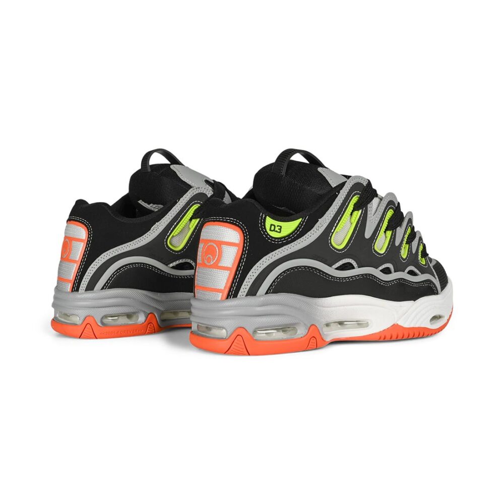 Osiris D3 2001 Skate Shoes - Black/Grey/Orange