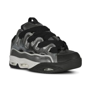 Osiris D3 2001 Skate Shoes - Grey/Black/White
