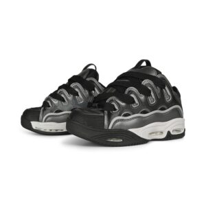 Osiris D3 2001 Skate Shoes - Grey/Black/White