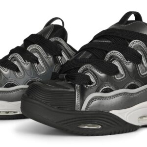 Osiris D3 2001 Skate Shoes - Grey/Black/White