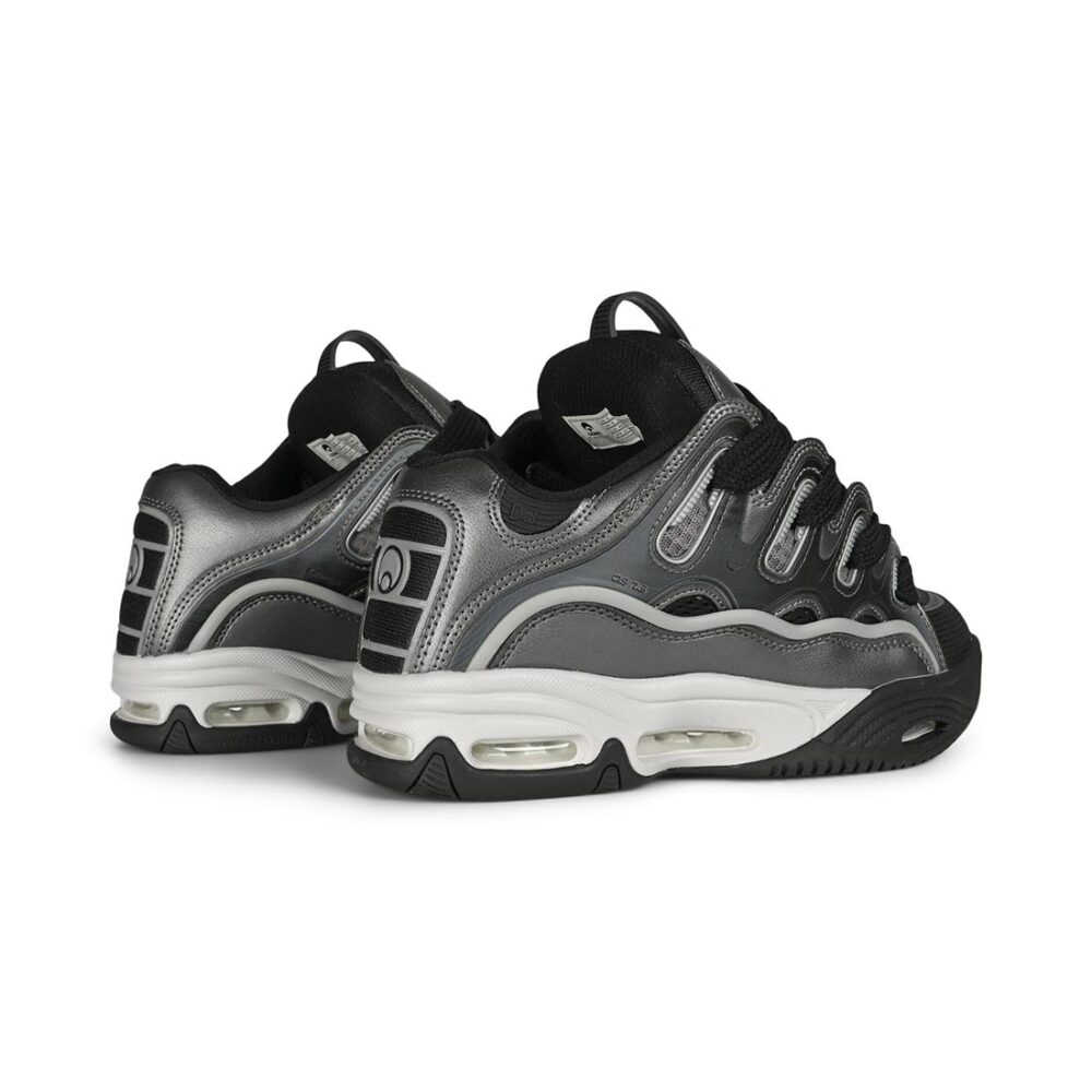 Osiris D3 2001 Skate Shoes - Grey/Black/White