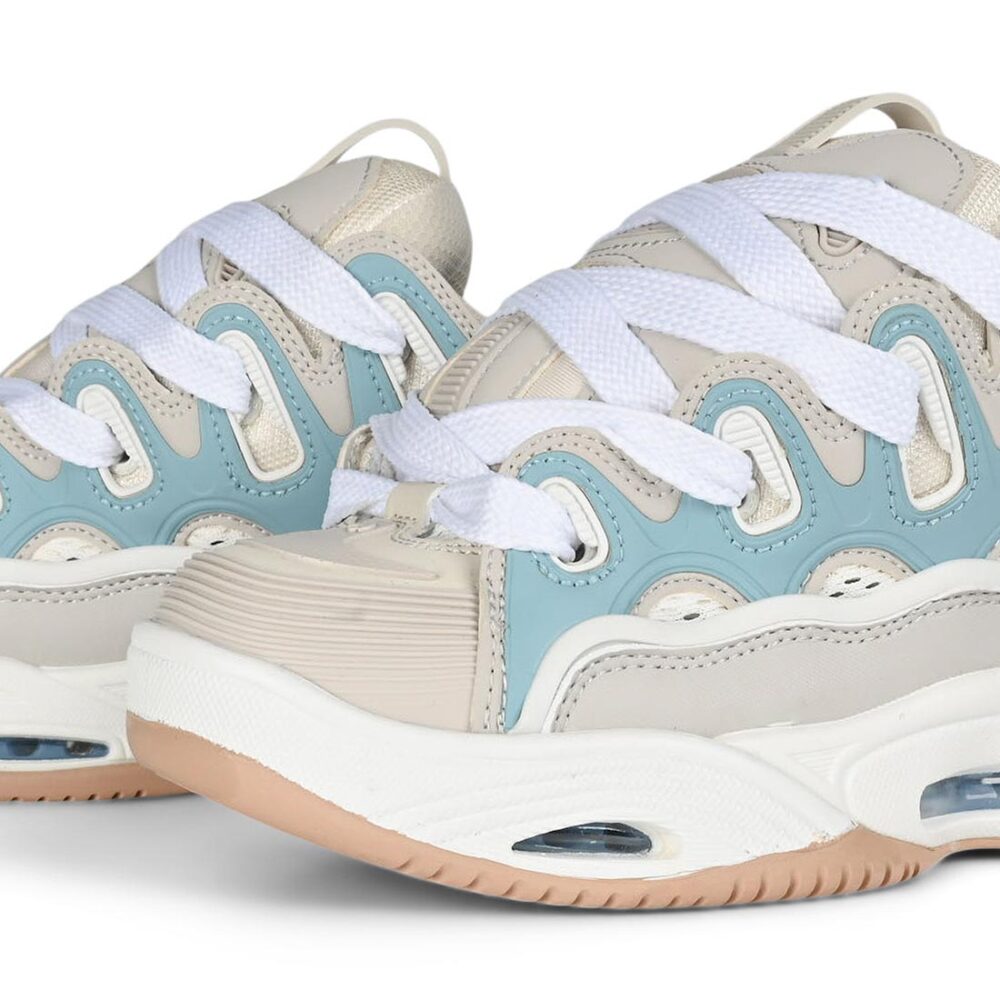 Osiris D3 2001 Skate Shoes - Sand/Baby Blue/Tan