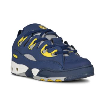 Osiris D3 E Skate Shoes - Navy/Grey/Yellow