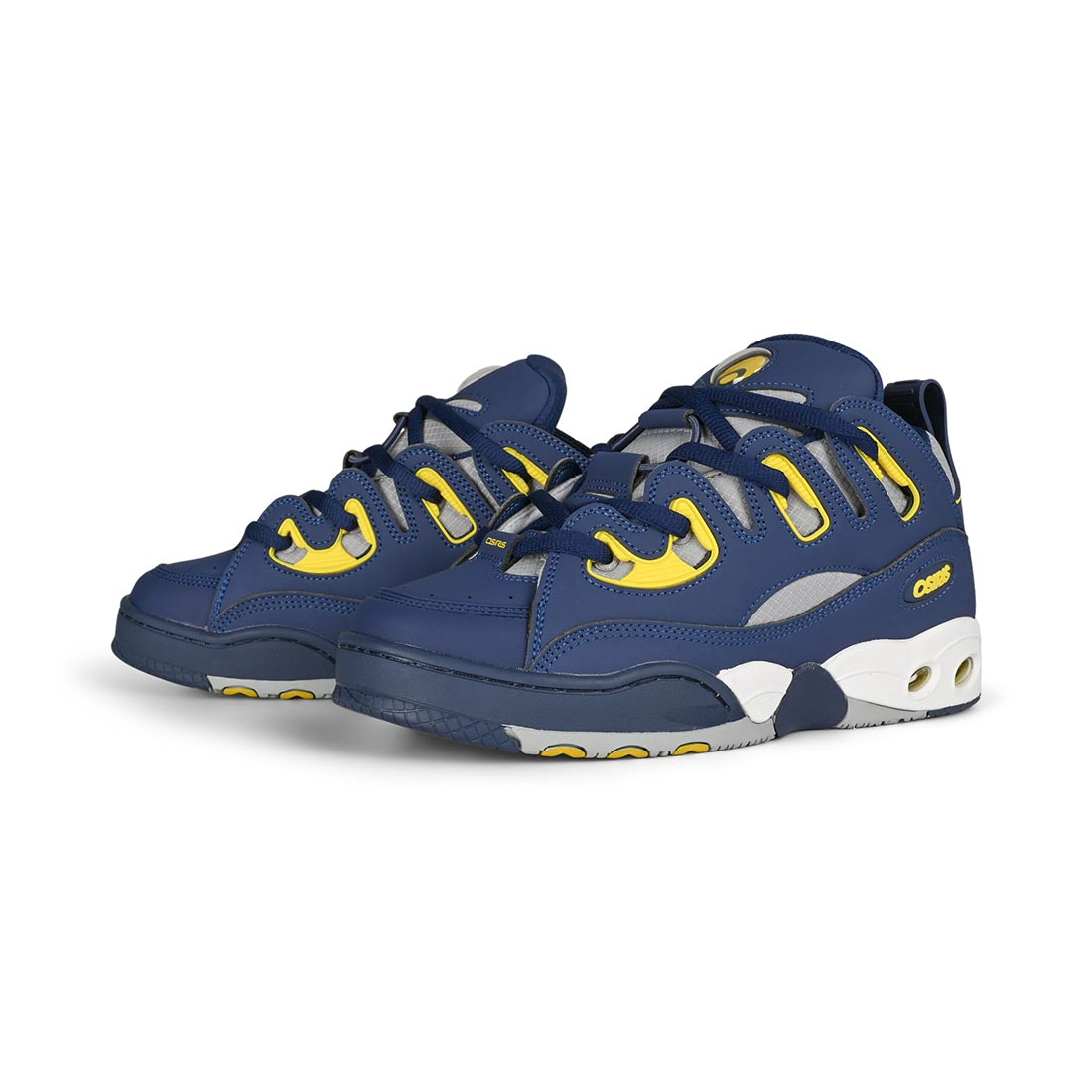 Osiris D3 E Skate Shoes - Navy/Grey/Yellow