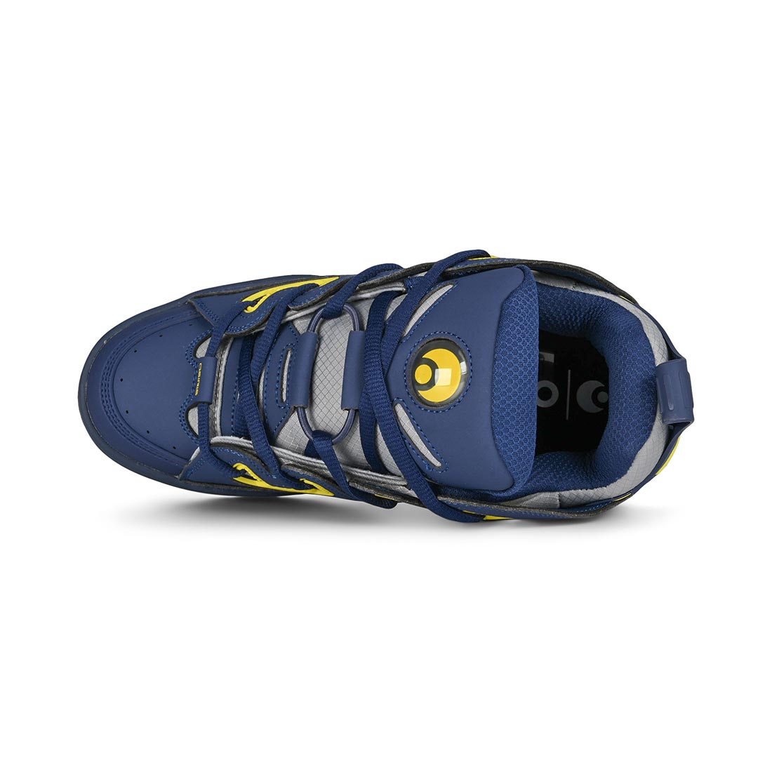 Osiris D3 E Skate Shoes - Navy/Grey/Yellow