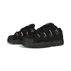 Osiris D3 OG Skate Shoes - Black/Black/Gold