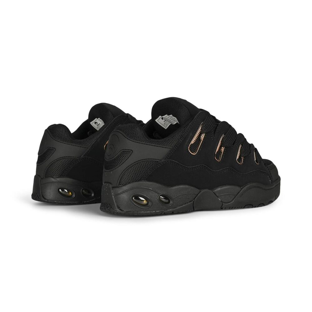 Osiris D3 OG Skate Shoes - Black/Black/Gold