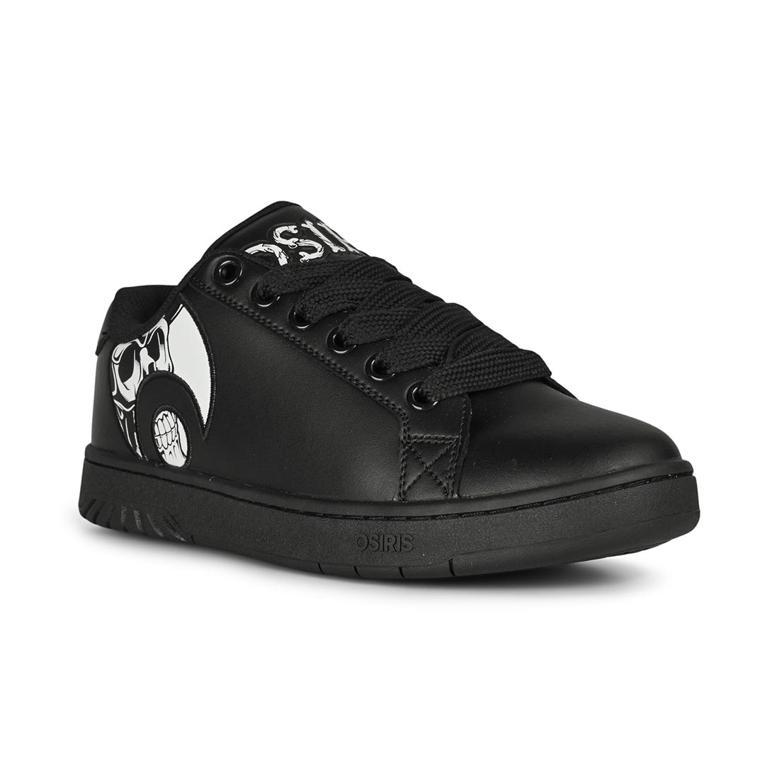 Osiris Troma Alt Skate Shoes - Black/White/Skull