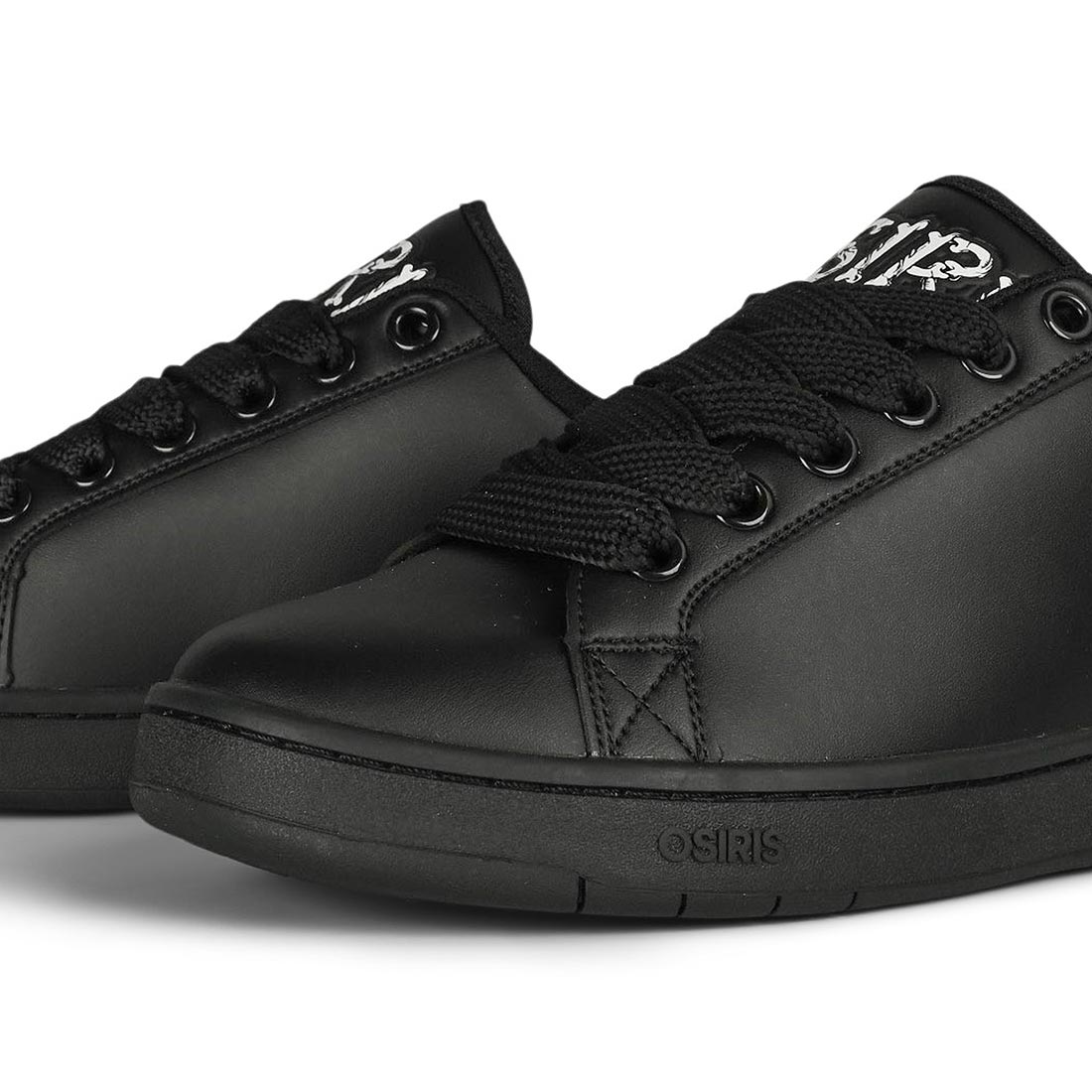 Osiris Troma Alt Skate Shoes - Black/White/Skull