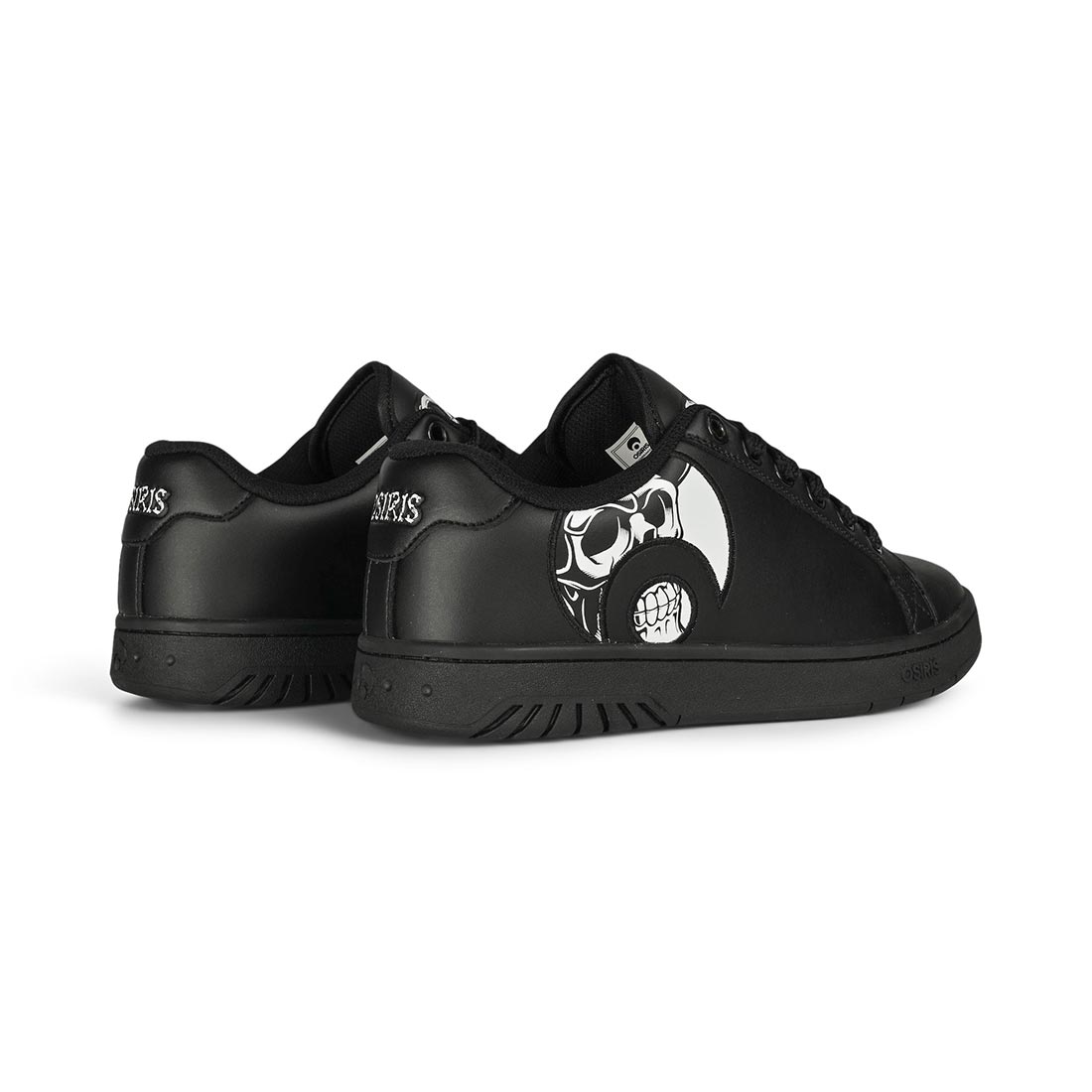 Osiris Troma Alt Skate Shoes - Black/White/Skull