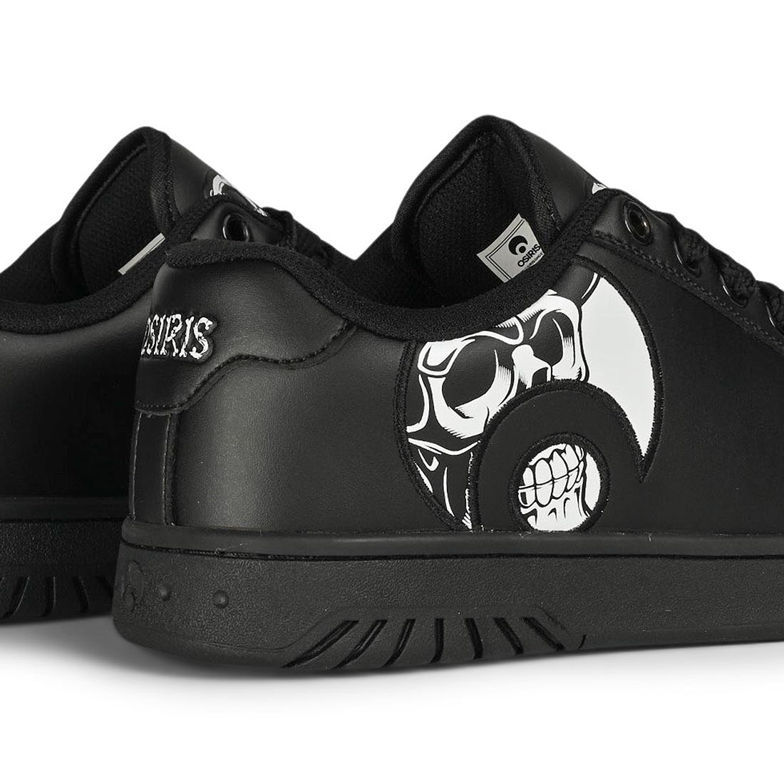 Osiris Troma Alt Skate Shoes - Black/White/Skull
