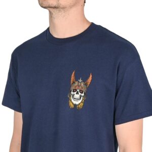 Powell Peralta Andy Anderson Skull S/S T-Shirt - Navy
