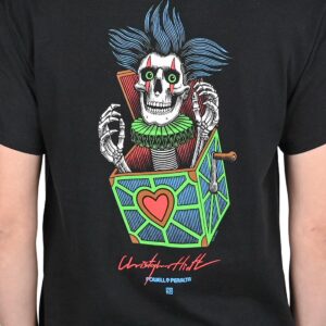 Powell Peralta Chris Hiett Skull S/S T-Shirt - Black