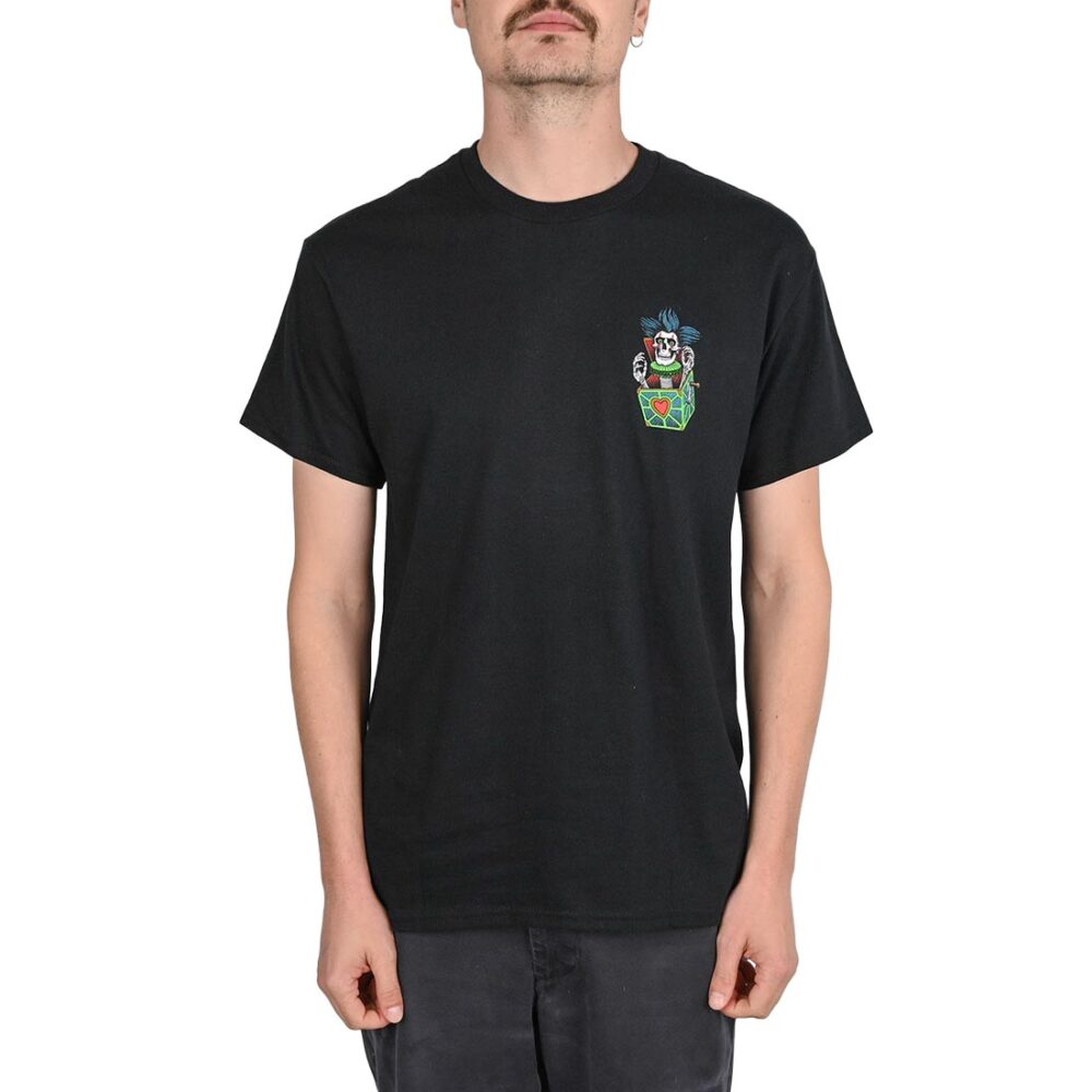 Powell Peralta Chris Hiett Skull S/S T-Shirt - Black