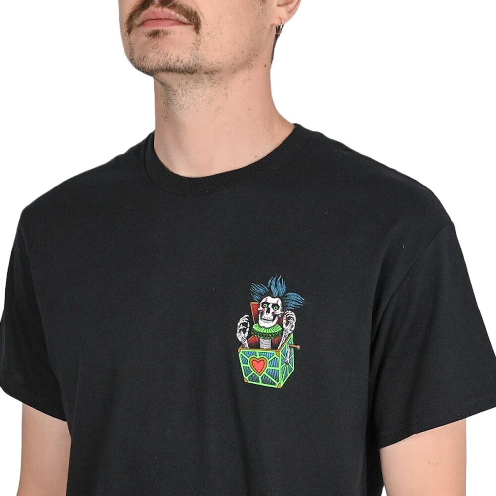 Powell Peralta Chris Hiett Skull S/S T-Shirt - Black