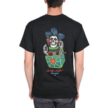 Powell Peralta Chris Hiett Skull S/S T-Shirt - Black
