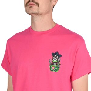Powell Peralta Chris Hiett Skull S/S T-Shirt - Hot Pink