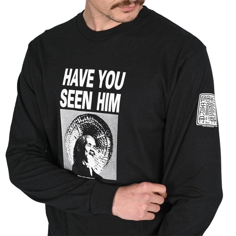 Powell Peralta Have You Seen Him L/S T-Shirt - White