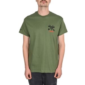 Powell Peralta Rat Bones S/S T-Shirt - Dark Green