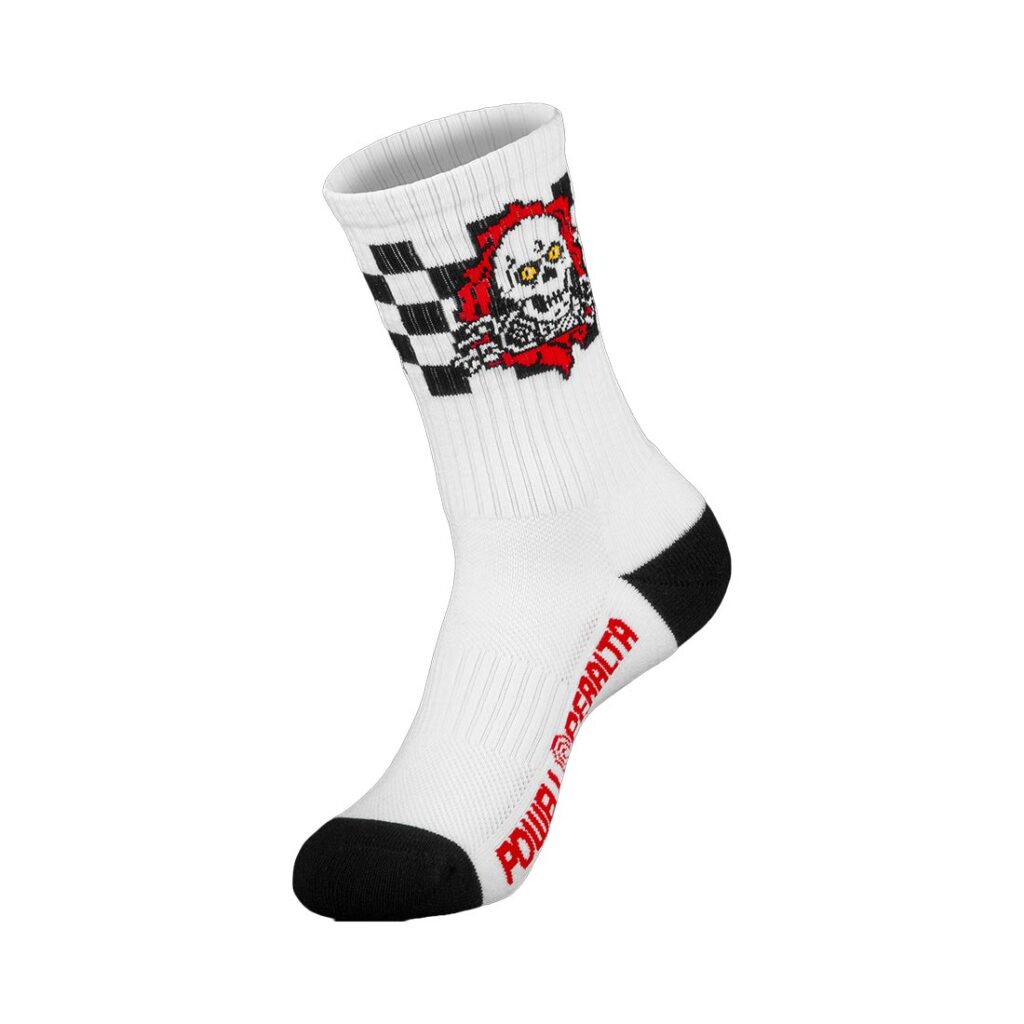 Powell Peralta Ripper Checker Crew Socks - Red/Black/White (Copy)