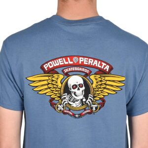 Powell Peralta Winged Ripper S/S T-Shirt - Indigo Blue
