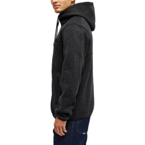 Quiksilver Keller Outdoor Zip Up Hoodie - Black Heather