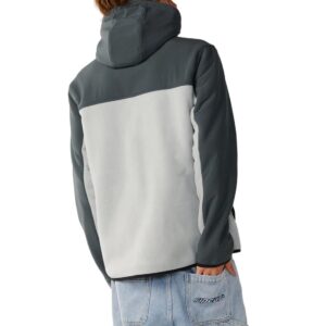 Rip Curl S-Series Panelled Zip Up Hooded Fleece - Charcoal Grey