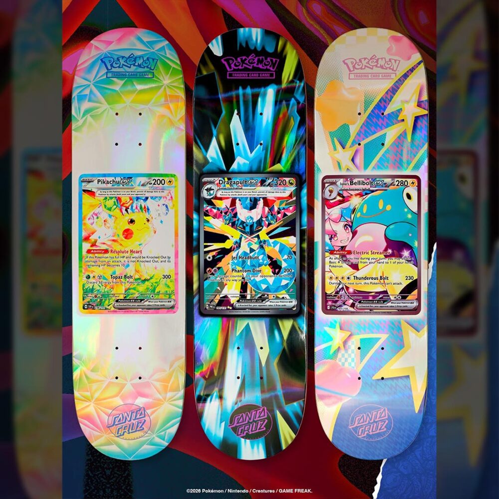 Santa Cruz x Pokémon TCG Blind Bag 8" Skateboard Deck - Assorted