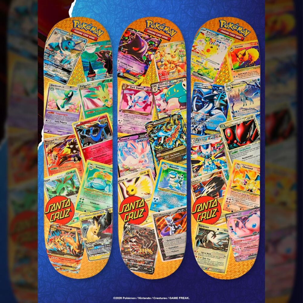 Santa Cruz x Pokémon TCG Blind Bag 8" Skateboard Deck - Assorted