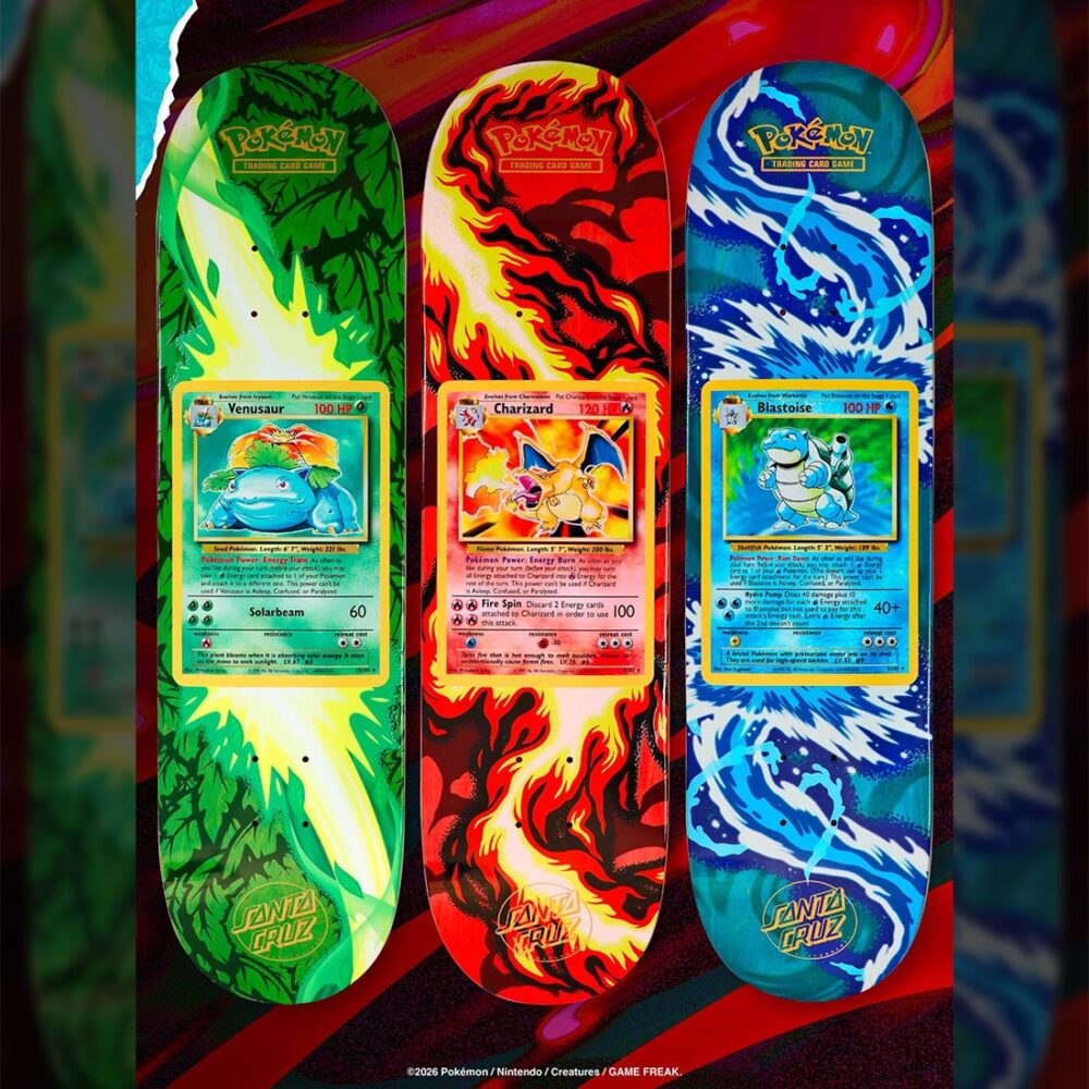 Santa Cruz x Pokémon TCG Blind Bag 8" Skateboard Deck - Assorted