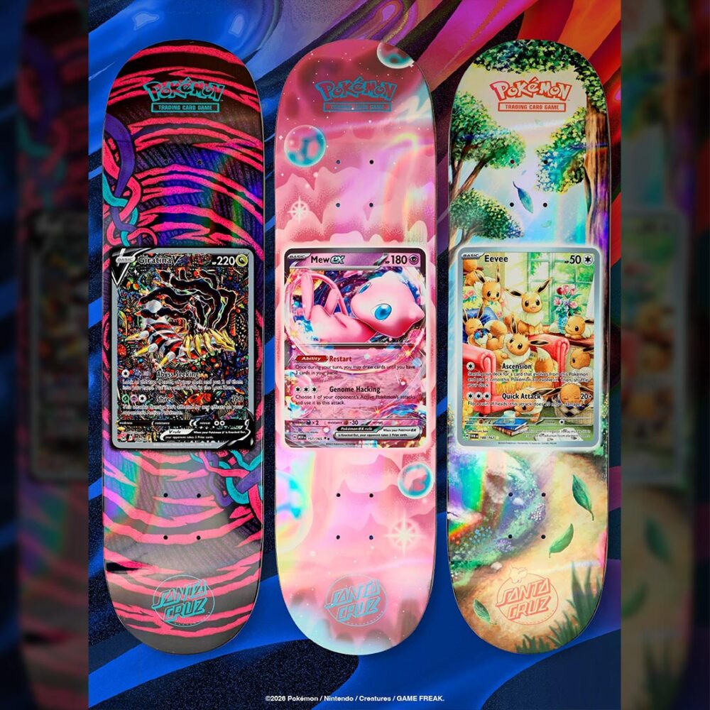 Santa Cruz x Pokémon TCG Blind Bag 8" Skateboard Deck - Assorted