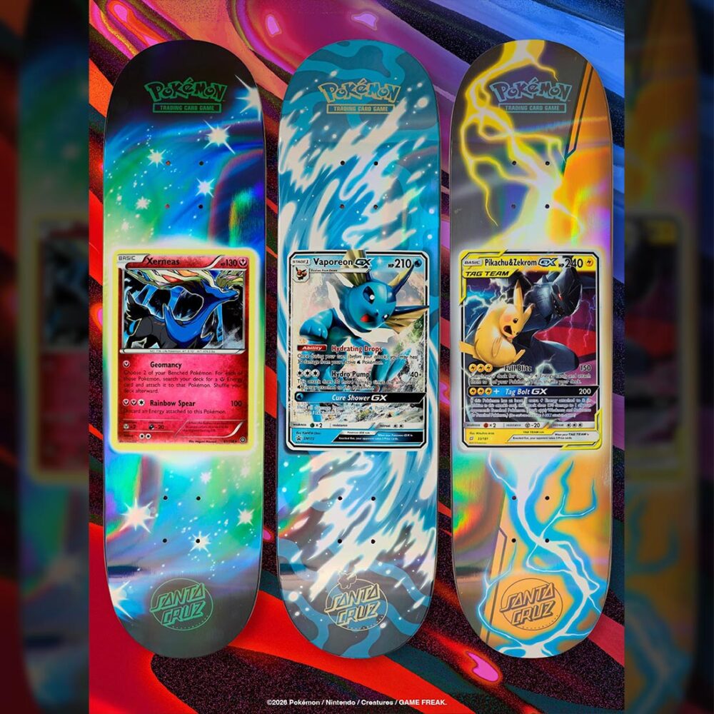 Santa Cruz x Pokémon TCG Blind Bag 8" Skateboard Deck - Assorted