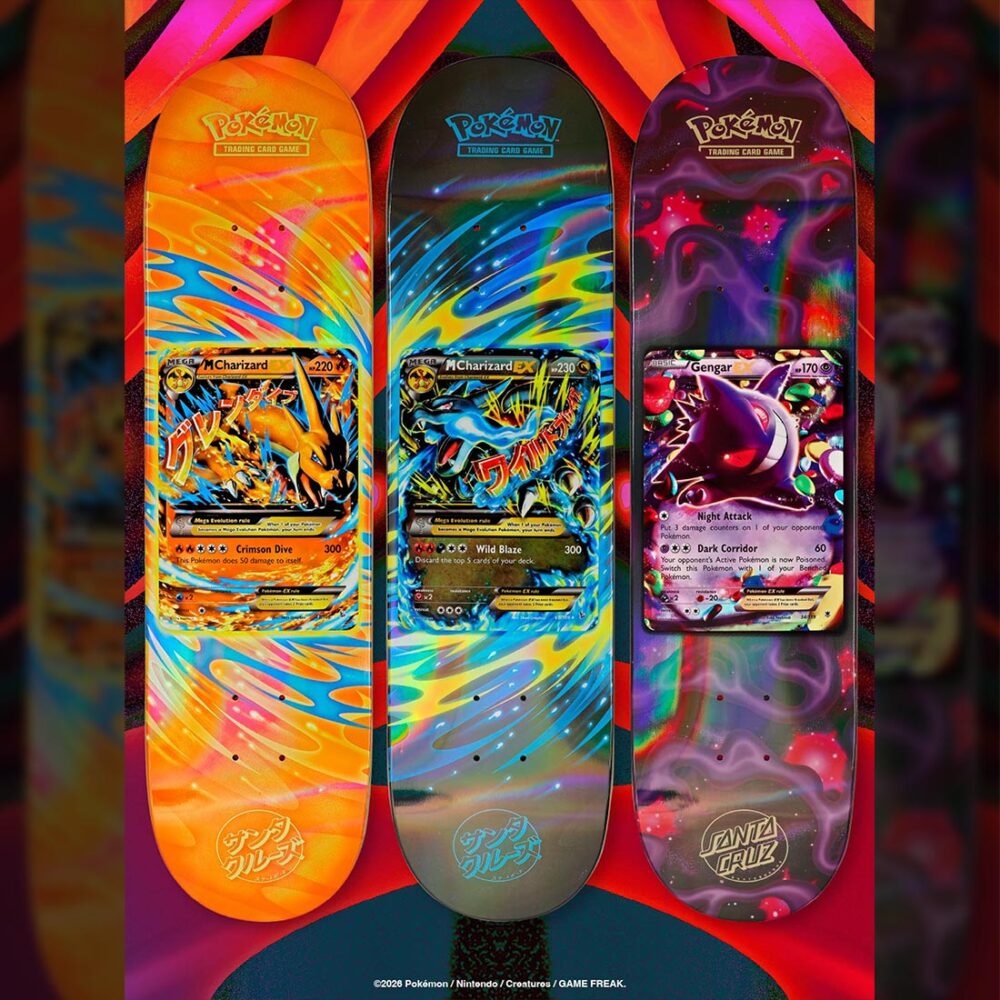 Santa Cruz x Pokémon TCG Blind Bag 8" Skateboard Deck - Assorted