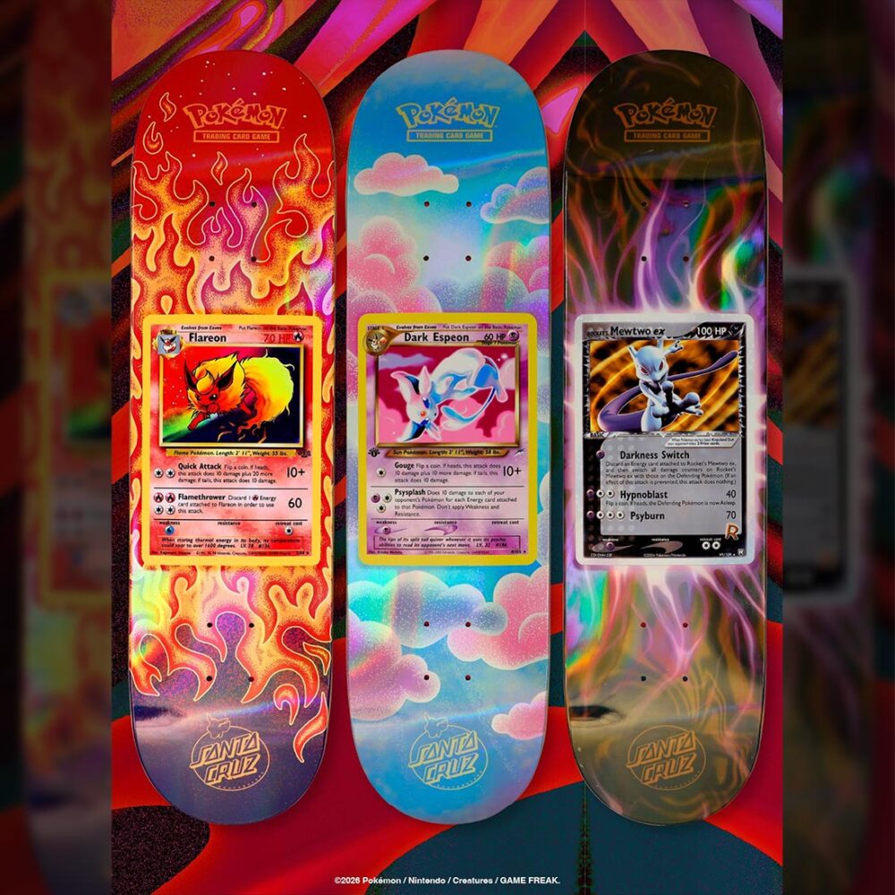 Santa Cruz x Pokémon TCG Blind Bag 8" Skateboard Deck - Assorted