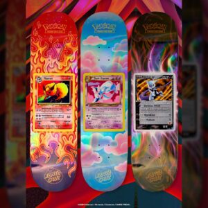Santa Cruz x Pokémon TCG Blind Bag 8" Skateboard Deck - Assorted