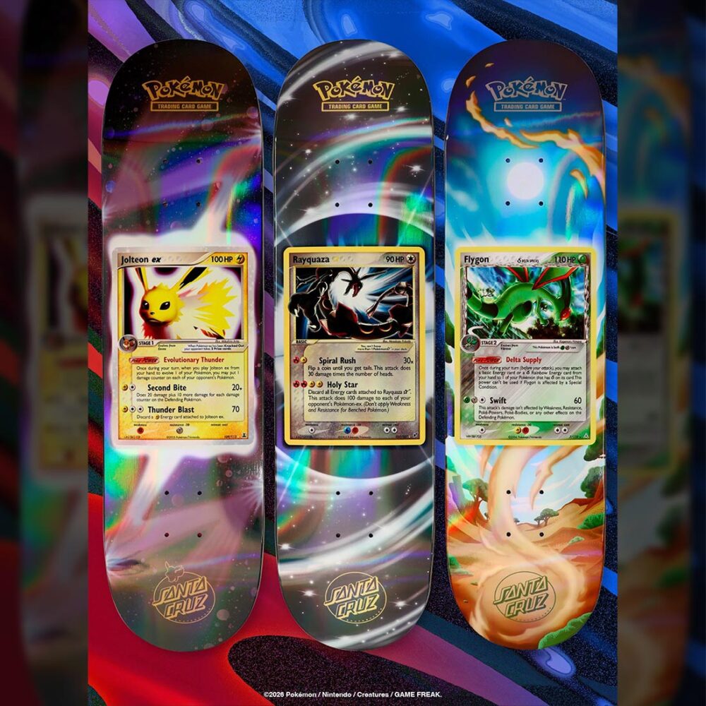 Santa Cruz x Pokémon TCG Blind Bag 8" Skateboard Deck - Assorted