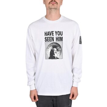 Powell Peralta Have You Seen Him L/S T-Shirt - White