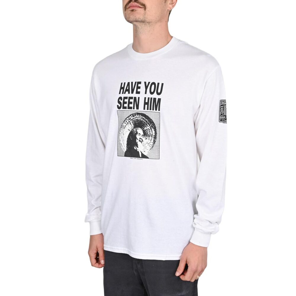 Powell Peralta Have You Seen Him L/S T-Shirt - White