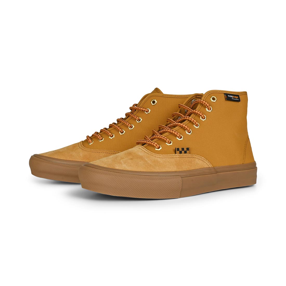 Vans Authentic High Cordura Skate Shoes - Autumn Brown