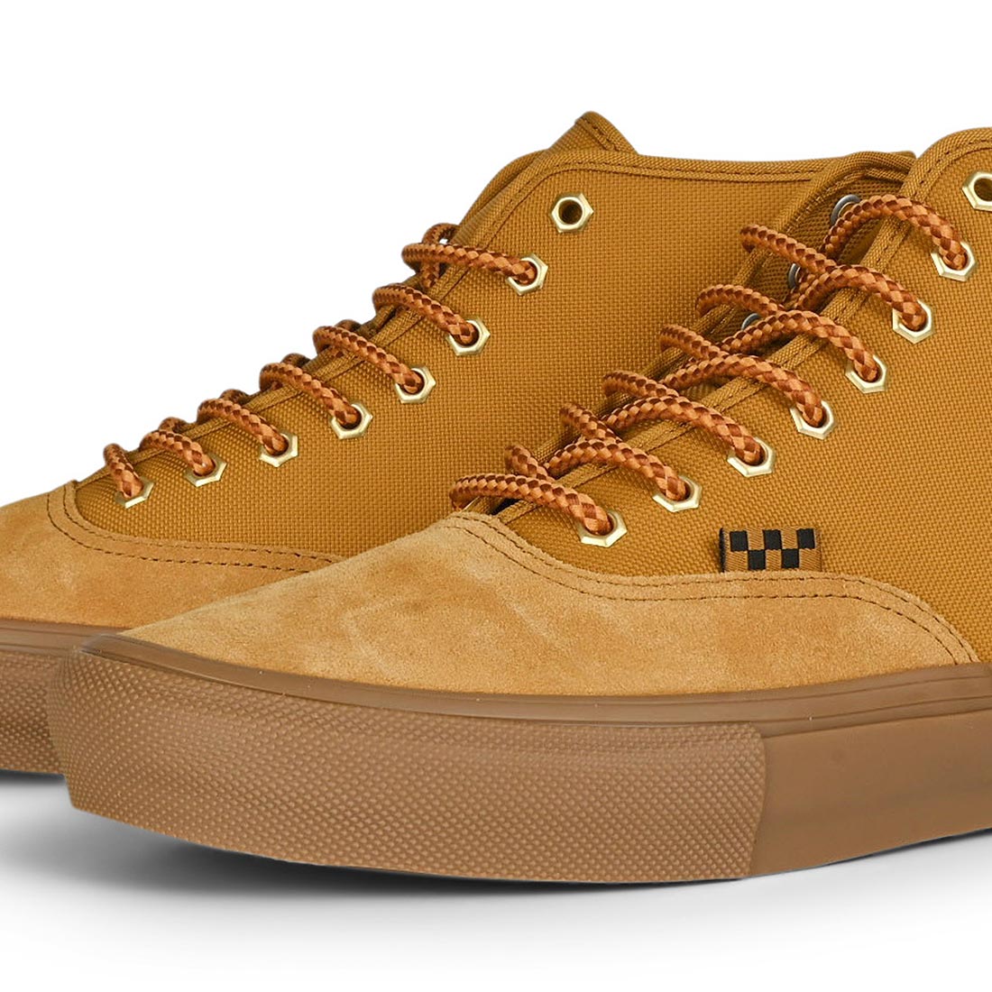 Vans Authentic High Cordura Skate Shoes - Autumn Brown
