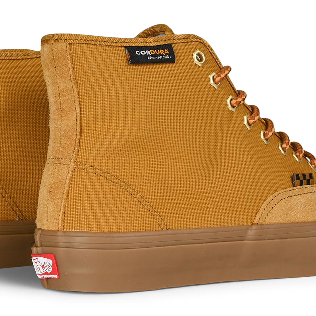 Vans Authentic High Cordura Skate Shoes - Autumn Brown