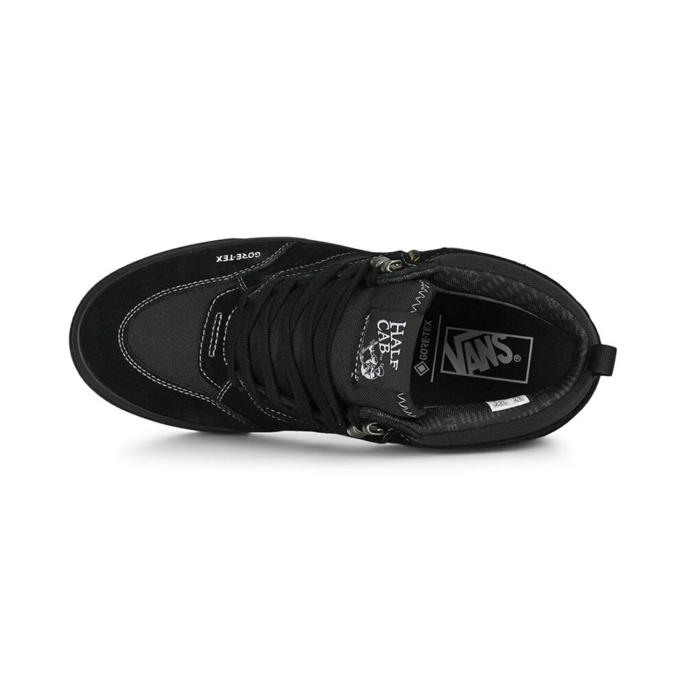 Vans Half Cab Gore-Tex Insulated Winterised Skate Shoes - Black/Black