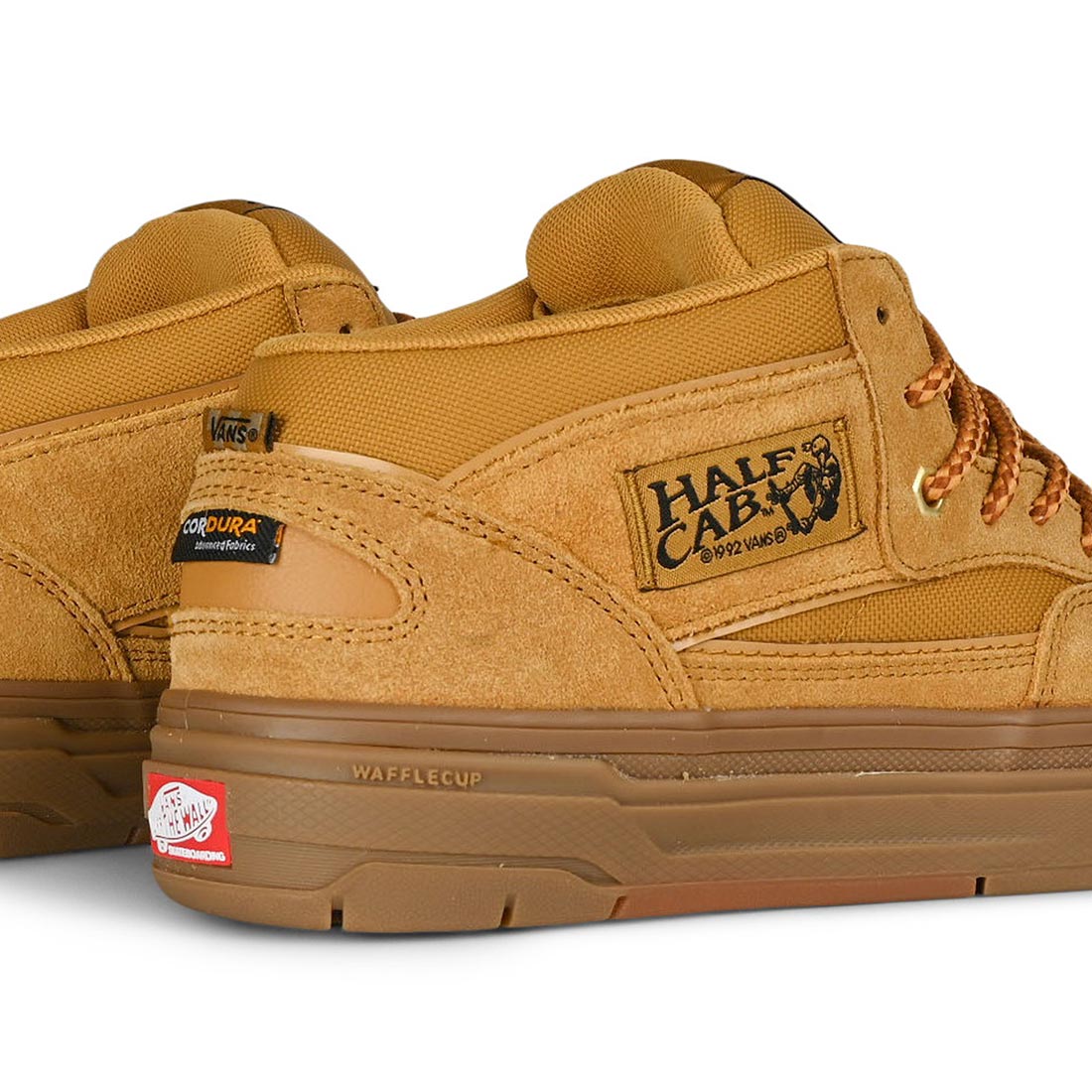 Vans Half Cab Wafflecup Cordura Skate Shoes - Autumn Brown